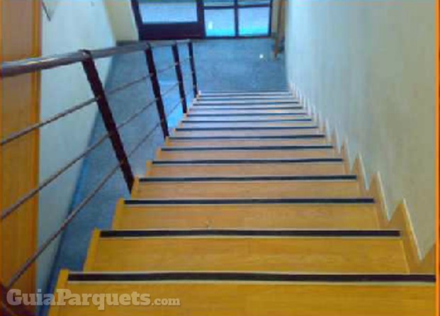 Parquet en escaleras