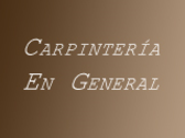 Carpintería En General